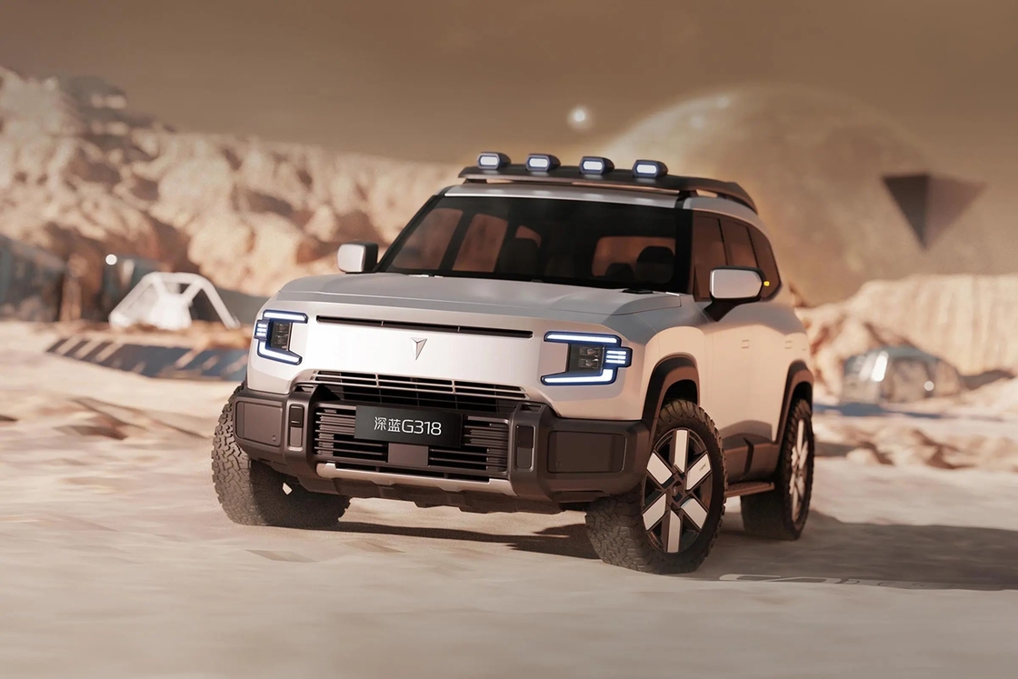 Changan Elektroauto DeepBlue Shenlan G318 4-Rad-SUV Elektro-Hybrid-Brennstoff 4WD Offroad