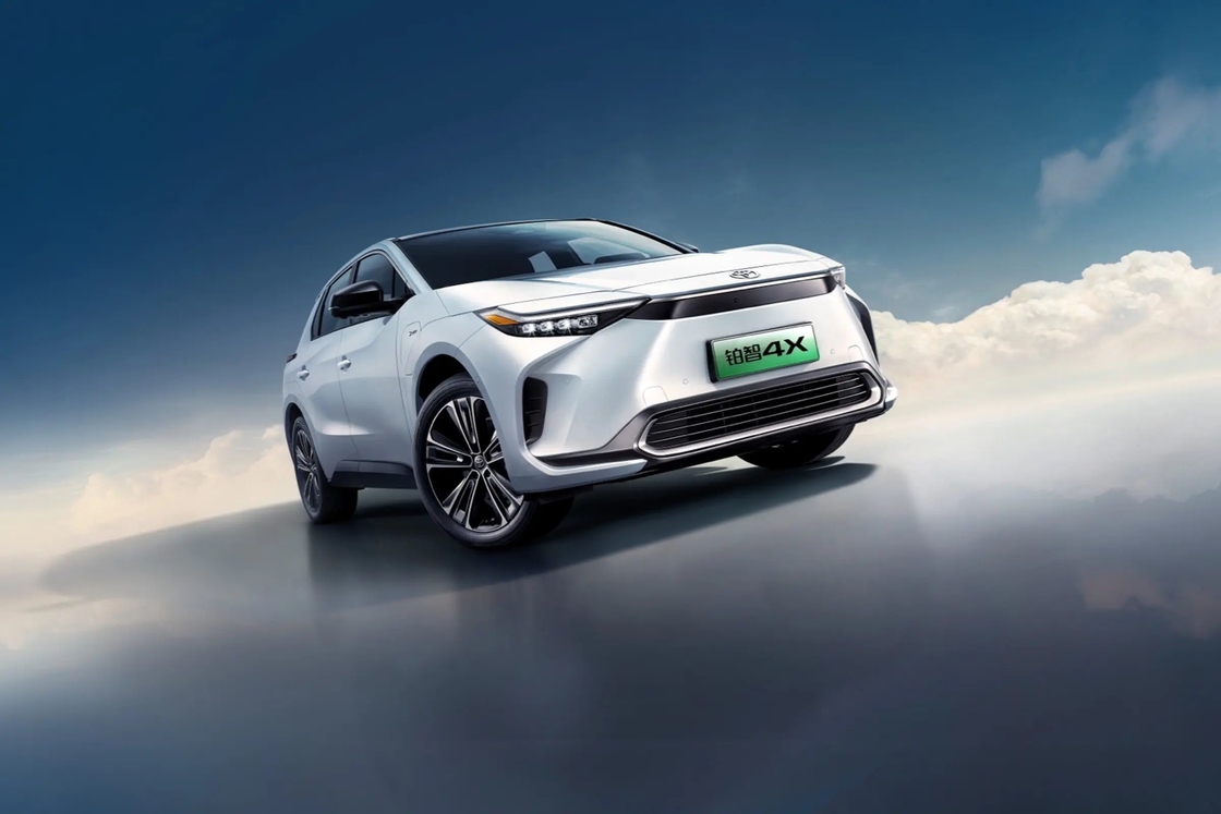 120 Mph FWD Toyota Bz4x Elektroauto Hatchback Mittelklasse SUV Pure Electric 204 PS