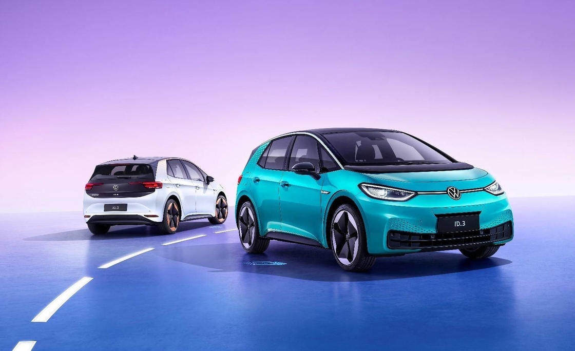300 Meilen Reichweite Volkswagen Elektroauto 160 km/h 5 Sitzplätze VW ID3 Elektroauto
