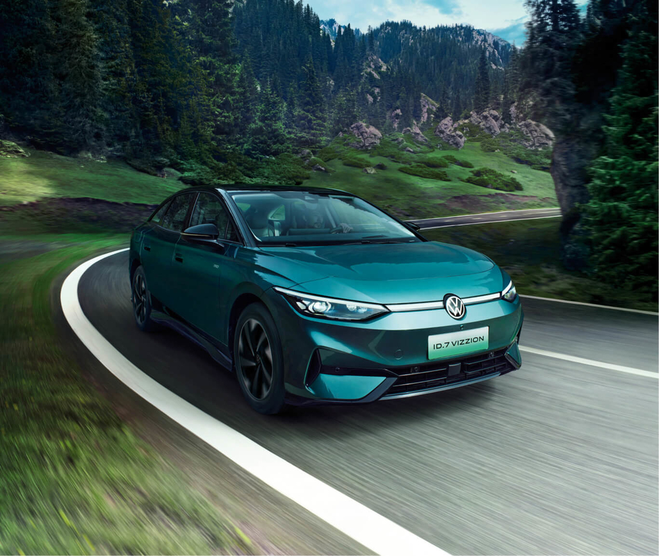 Reine Elektro-Volkswagen-EV-Fahrzeug ID7 Limousine Typ 5 Sitzplatz