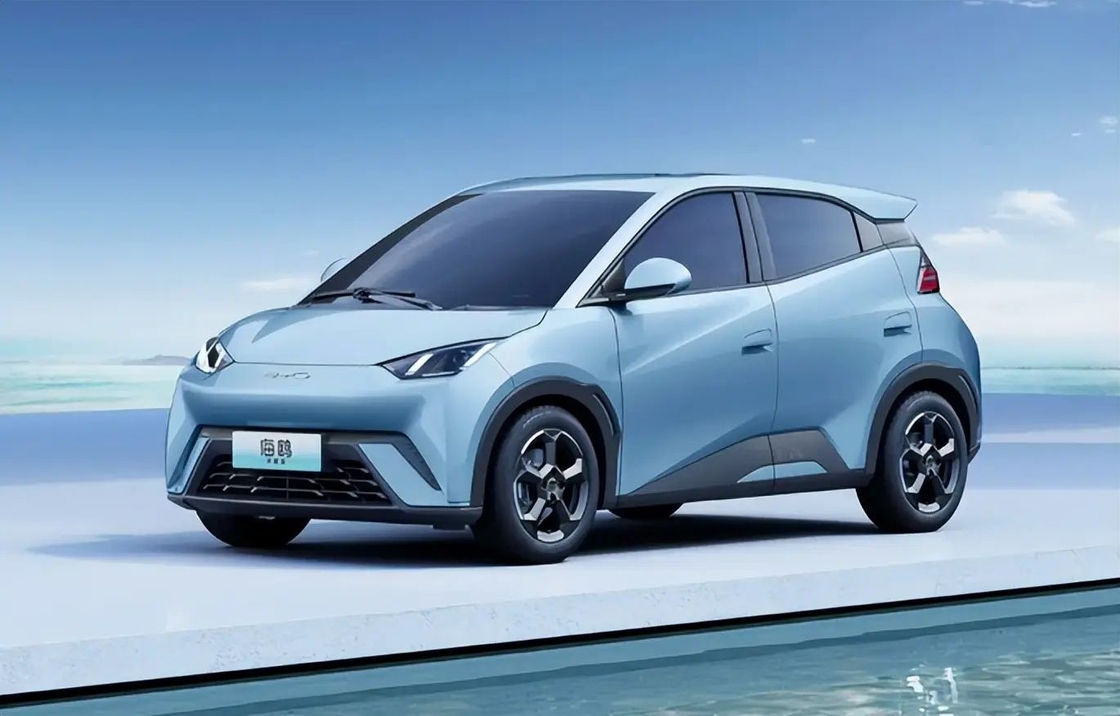 5 Türen 4 Sitze BYD Elektroauto Hatchback Seagull Eingeschwindigkeits Automatikgetriebe