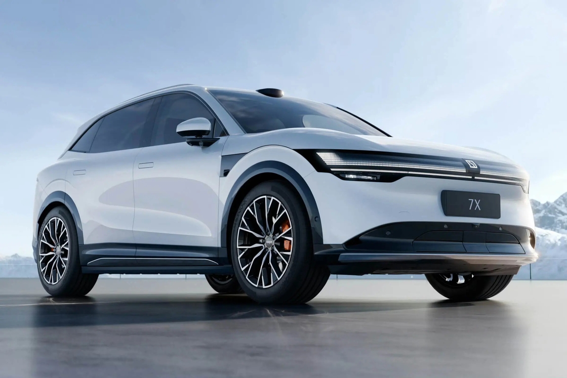 Zeekr 7x 2024 2025 4WD Pure Electric Long Range SUV 210km/h Hochgeschwindigkeit LHD Neues Modell ZEEKR 7X Neues Energiefahrzeug