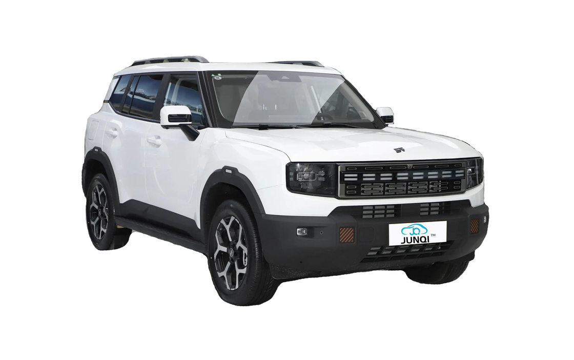 Jetour Shanhai T1 Chery Elektroauto mit Vierblätter-Klower-Hinterlichtern und Hard-Core-Stil